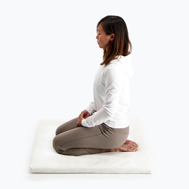 Meditační polštář JadeYoga Prolana Meditation Pad Zabuton natural 7