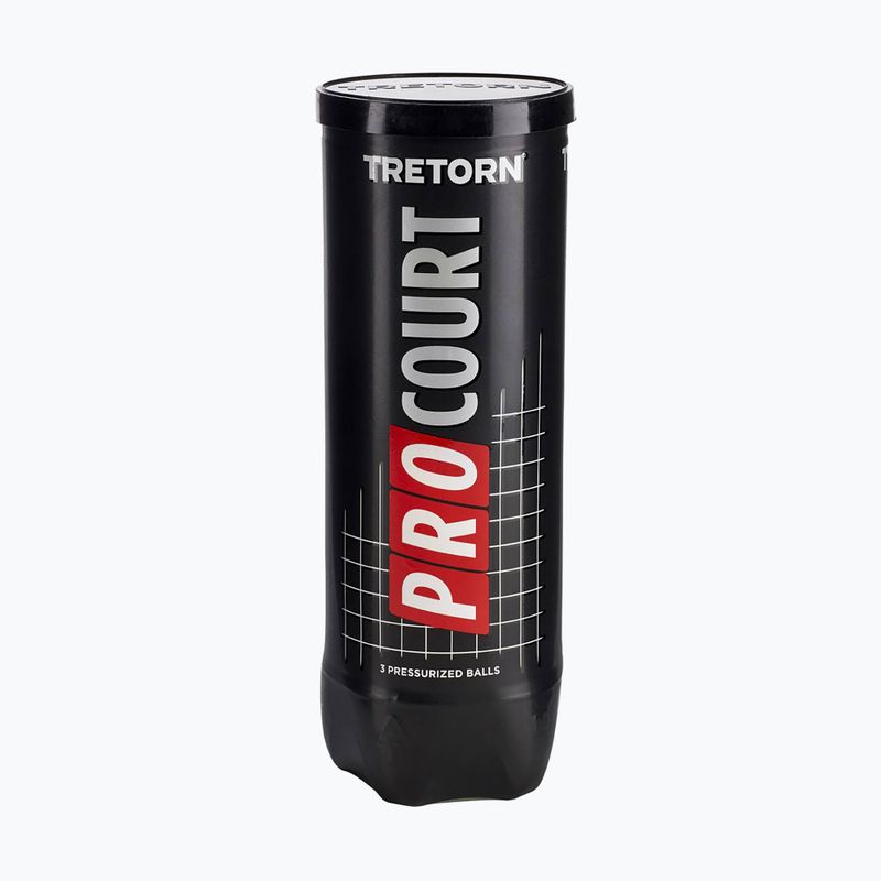 Tenisové míče Tretorn Pro Court 3 ks. žluté 474186