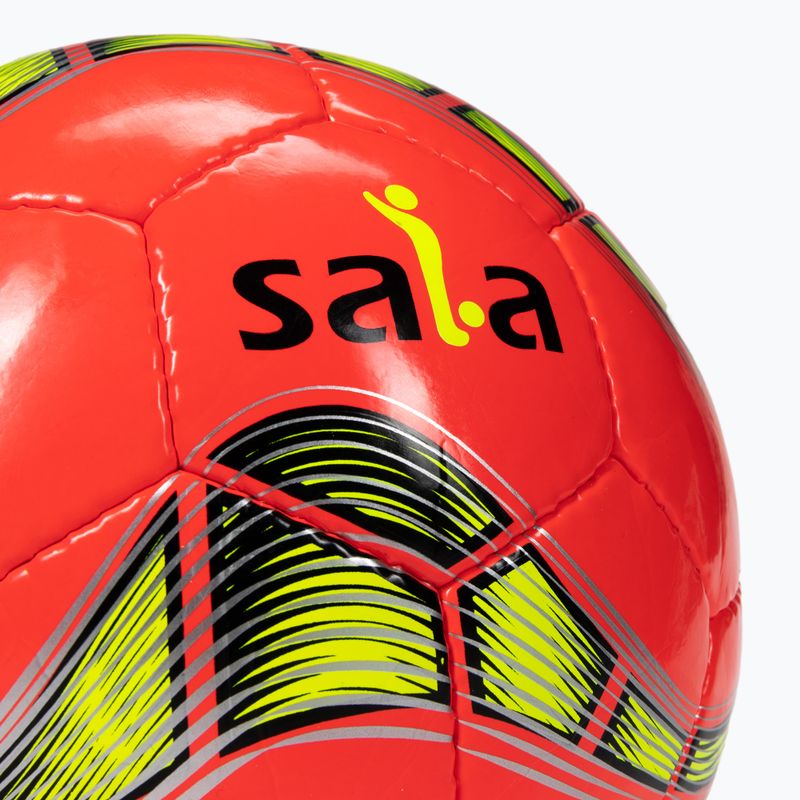 Futsalový míč Uhlsport Medusa Anteo neonový červený/neonový žlutý/černý velikost 4 3