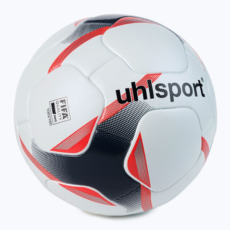Fotbalový míč Uhlsport Revolution Thermobonded bílý/červený 100167701