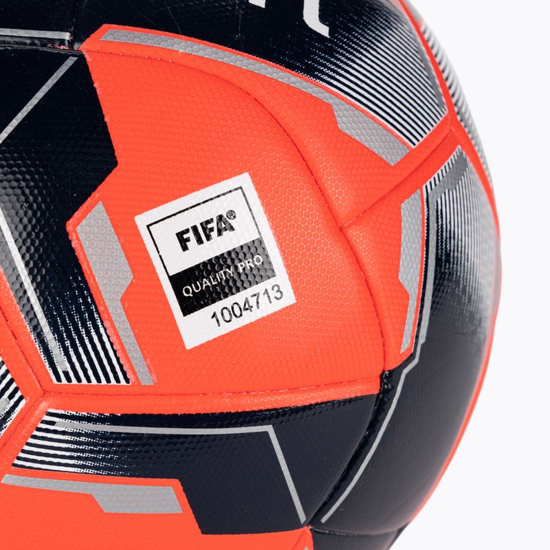 Fotbalový míč uhlsport Match Addglue fluo red/navy/silver velikost 5 3