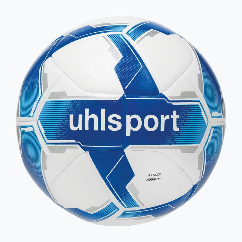 Fotbalový míč Uhlsport Attack Addglue white/royal/blue velikost 5 4