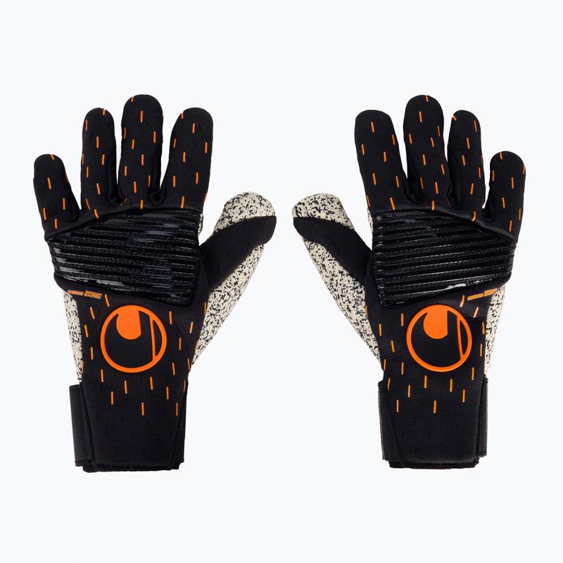 Brankářské rukavice Uhlsport Speed Contact Supergrip+ Reflex černo-bílé 101125901