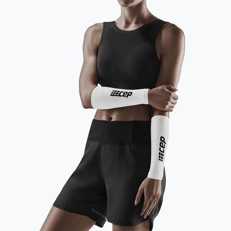 Kompresní rukávy CEP WS1F white/black 4