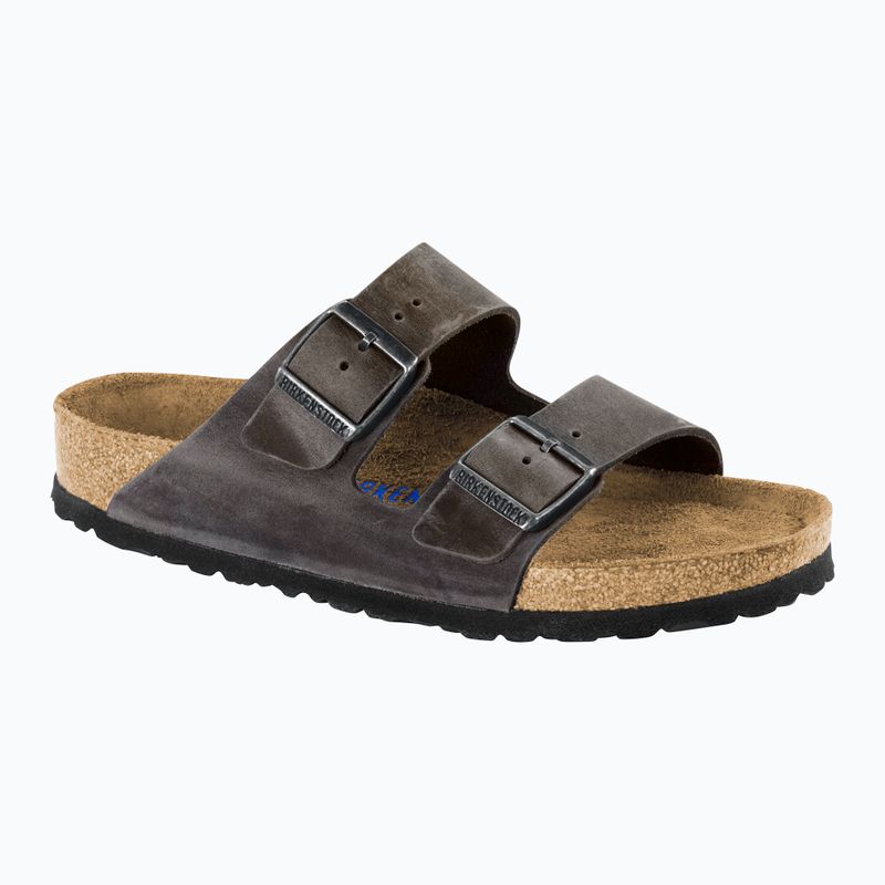 Nazouváky BIRKENSTOCK Arizona Soft Footbed Oiled Leather Regular iron 8