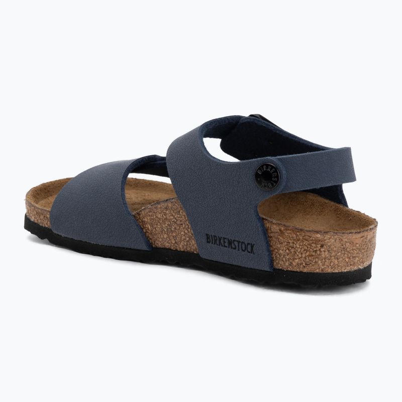 Dětské sandály BIRKENSTOCK New York Birkibuc Narrow navy 3