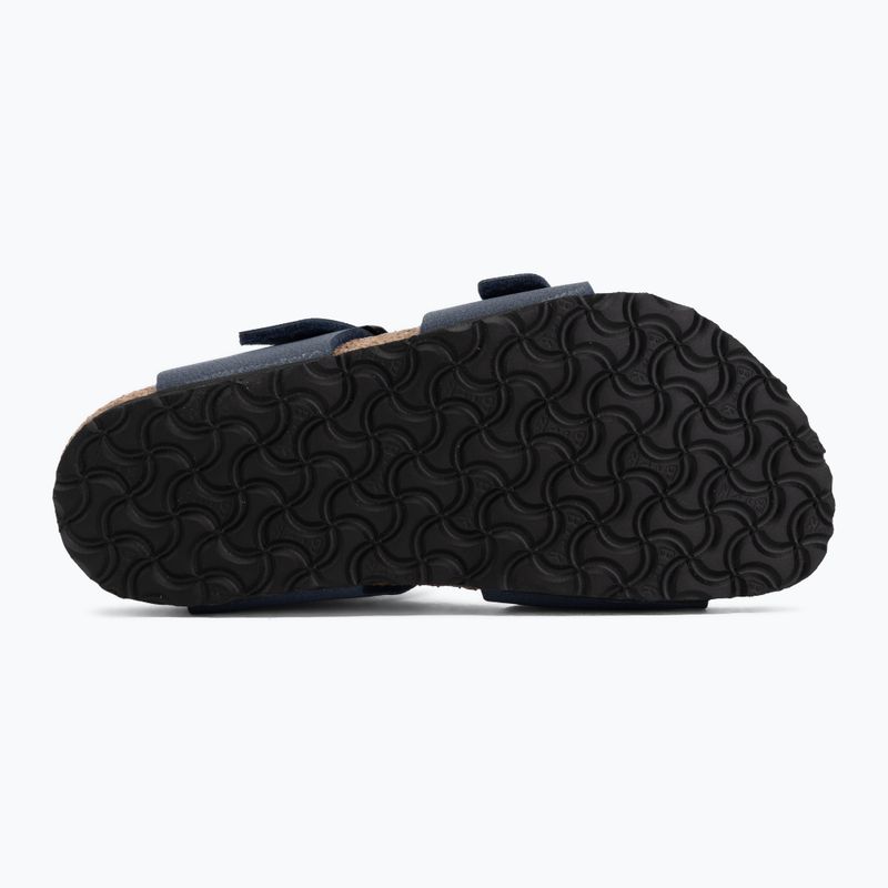Dětské sandály BIRKENSTOCK New York Birkibuc Narrow navy 4