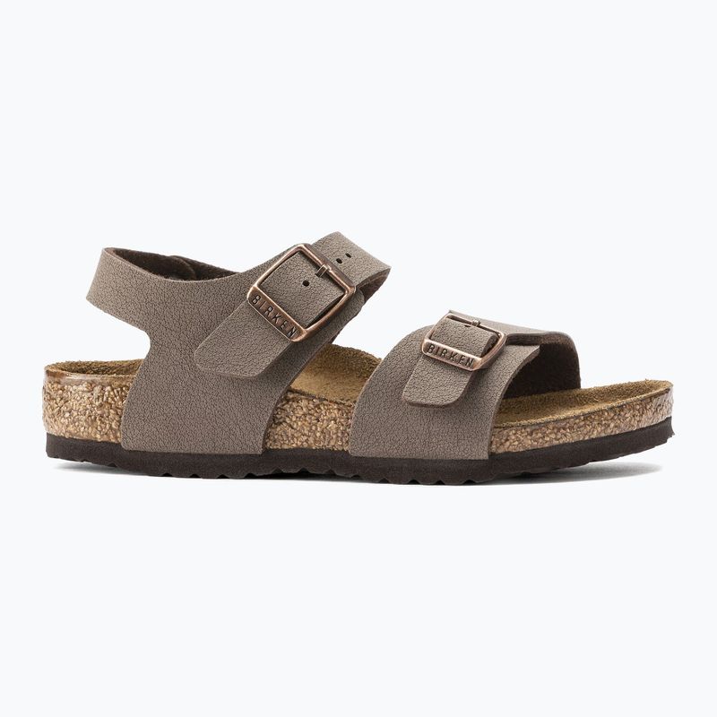 Dětské sandály BIRKENSTOCK New York Birkibuc Narrow mocha 2
