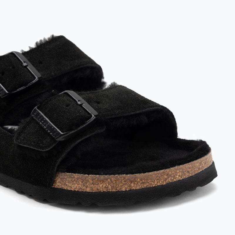 Nazouváky BIRKENSTOCK Arizona Shearling SL Narrow black 7