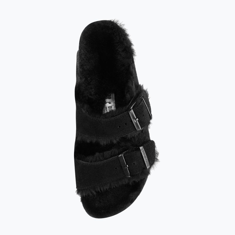 Nazouváky BIRKENSTOCK Arizona Shearling SL Narrow black 9