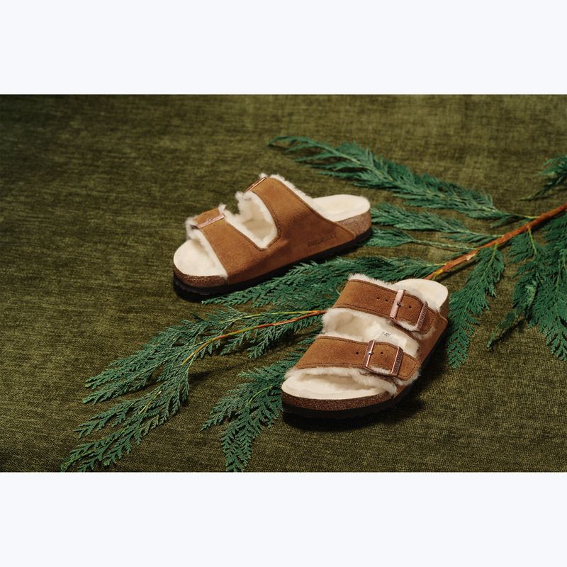 Nazouváky BIRKENSTOCK Arizona Shearling SL Narrow mink 4