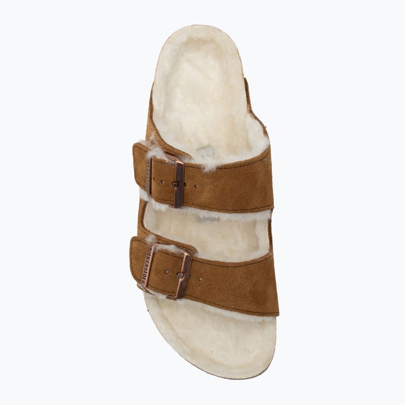 Nazouváky BIRKENSTOCK Arizona Shearling SL Narrow mink 5