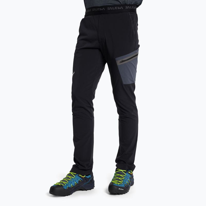 Pánské softshellové kalhoty Salewa Pedroc Light black 00-0000027429
