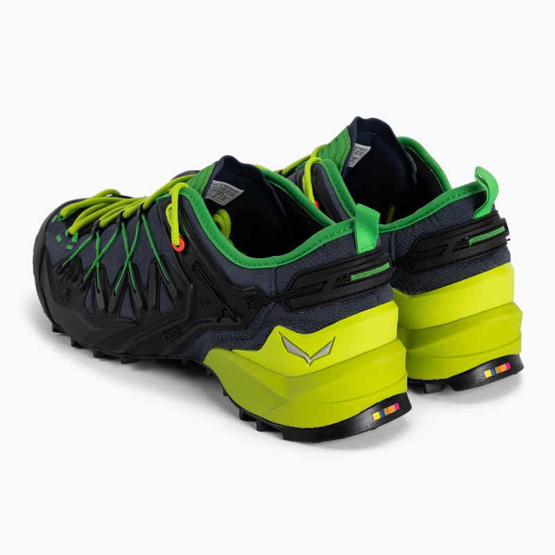 Salewa pánská přístupová obuv Wildfire Edge navy blue/yellow 00-0000061346 3