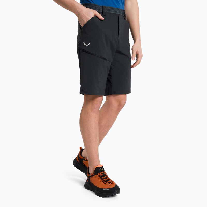Salewa pánské trekingové šortky Puez 3 black 00-0000027401