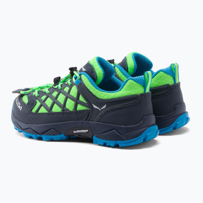 Salewa Wildfire dětské trekové boty modro-zelené 00-0000064007 3