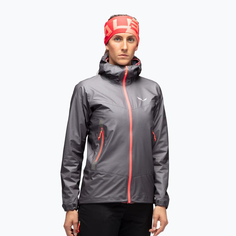 Salewa Lagorai GTX Active šedá dámská bunda do deště 00-0000027901