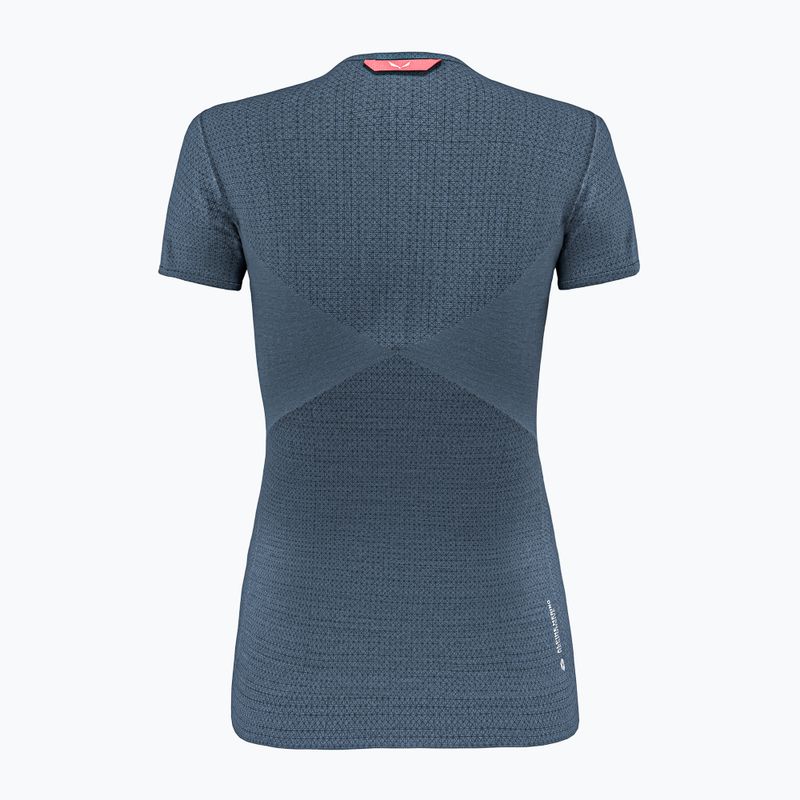 Dámské trekingové tričko Salewa Zebru Medium Warm Amr dark denim 9