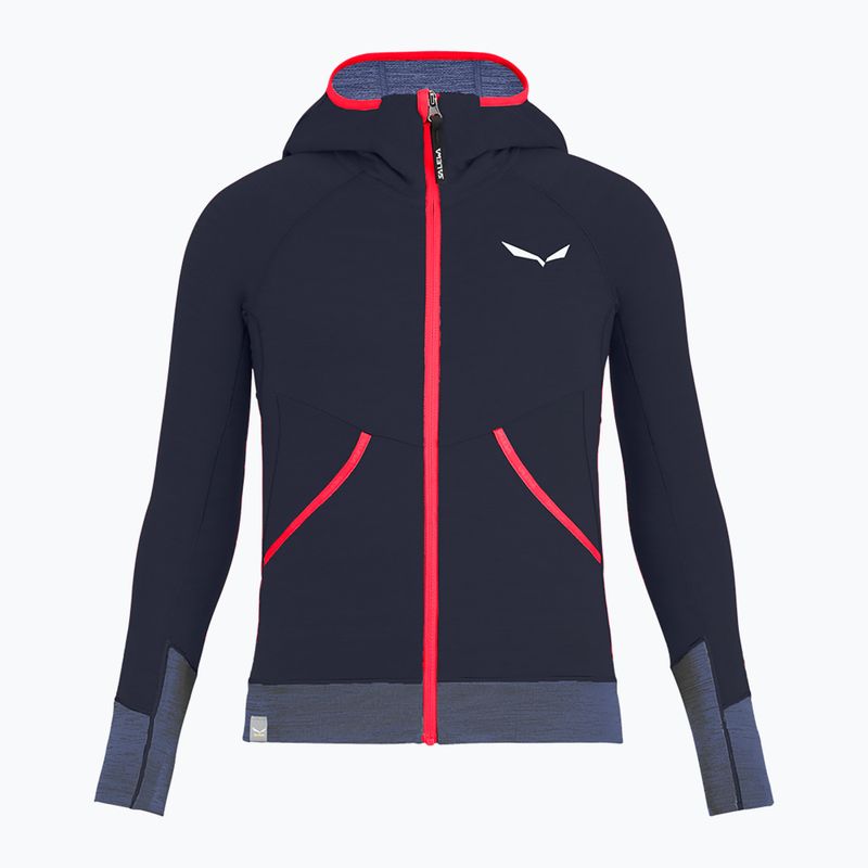 Salewa Puez Hybrid PL FZ Hoody dětská fleecová mikina tmavě modrá 00-0000027769