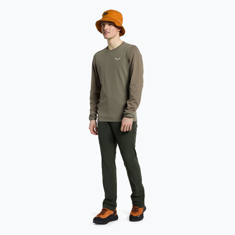 Salewa pánská trekingová košile Lavaredo Hemp Print hnědá 00-0000028062 2