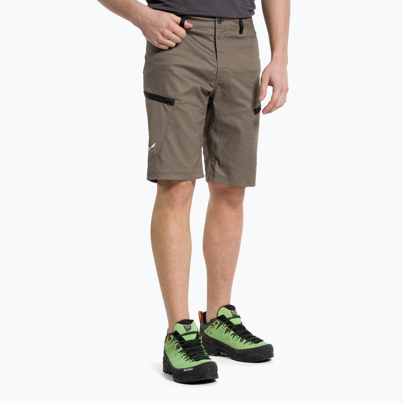 Salewa Lavaredo Hemp pánské turistické šortky hnědé 00-0000028033
