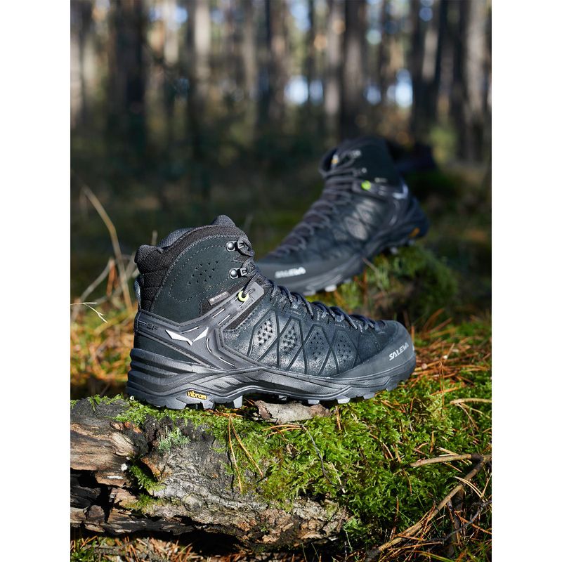 Salewa Alp Trainer 2 Mid GTX pánské trekové boty black 00-0000061382 12