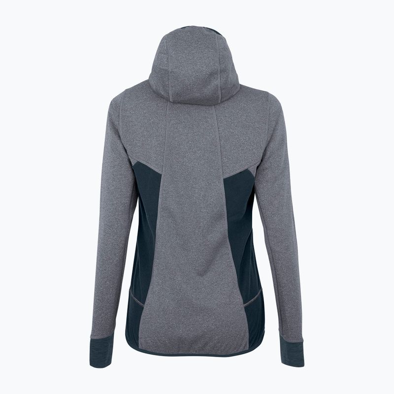Salewa Puez Hybrid PL FZ Hoody dámská fleecová mikina šedo-zelená 00-0000027389 3