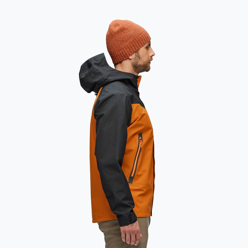 Salewa pánská bunda do deště Moiazza GTX-Pac hnědá/černá 00-0000027910 4