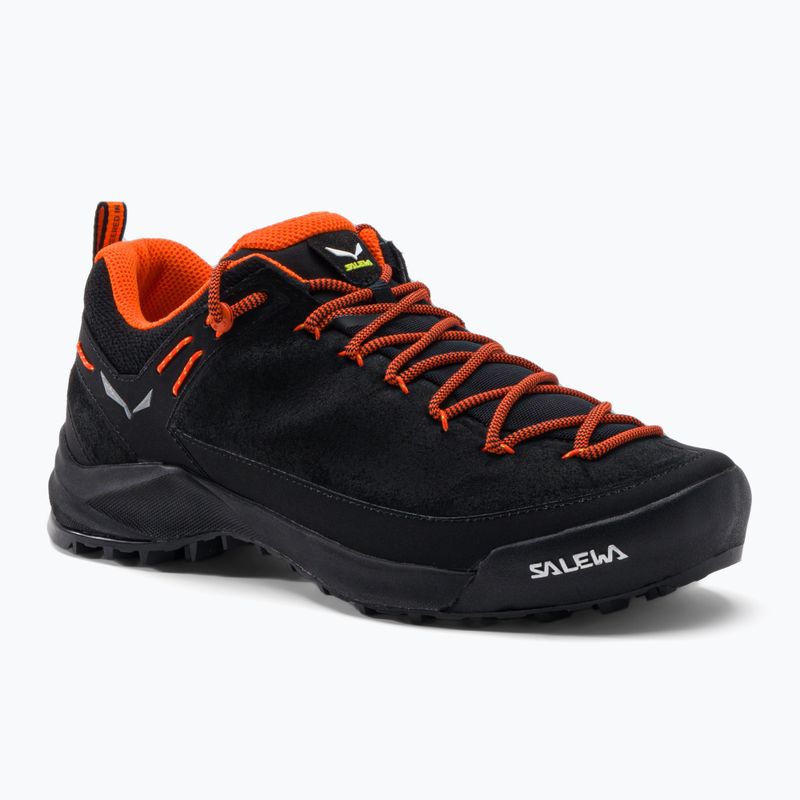 Salewa Wildfire Leather pánské turistické boty černé 00-0000061395