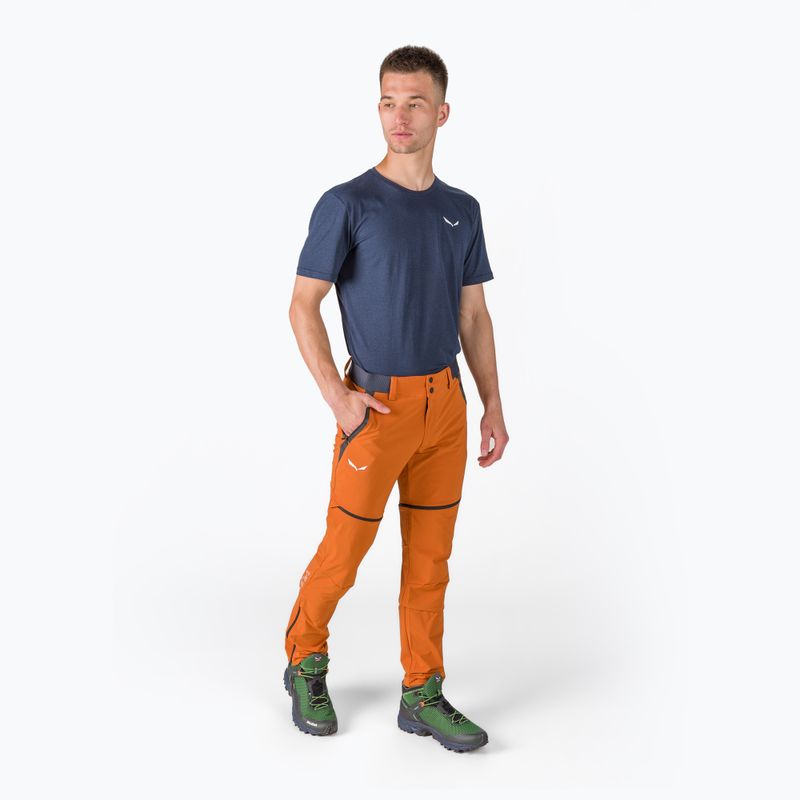 Pánské softshellové kalhoty Salewa Pedroc DST orange 00-0000026957 3