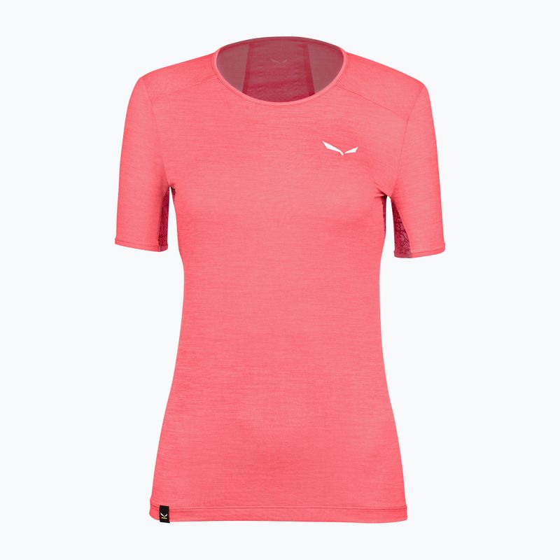 Salewa Puez Graphic 2 Dry dámské trekové tričko růžové 00-0000027400