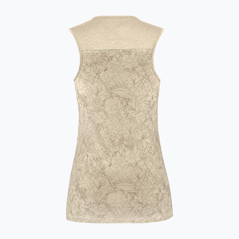 Dámské trekové tričko Salewa Puez Graphic Dry Tank beige 00-0000027482 2