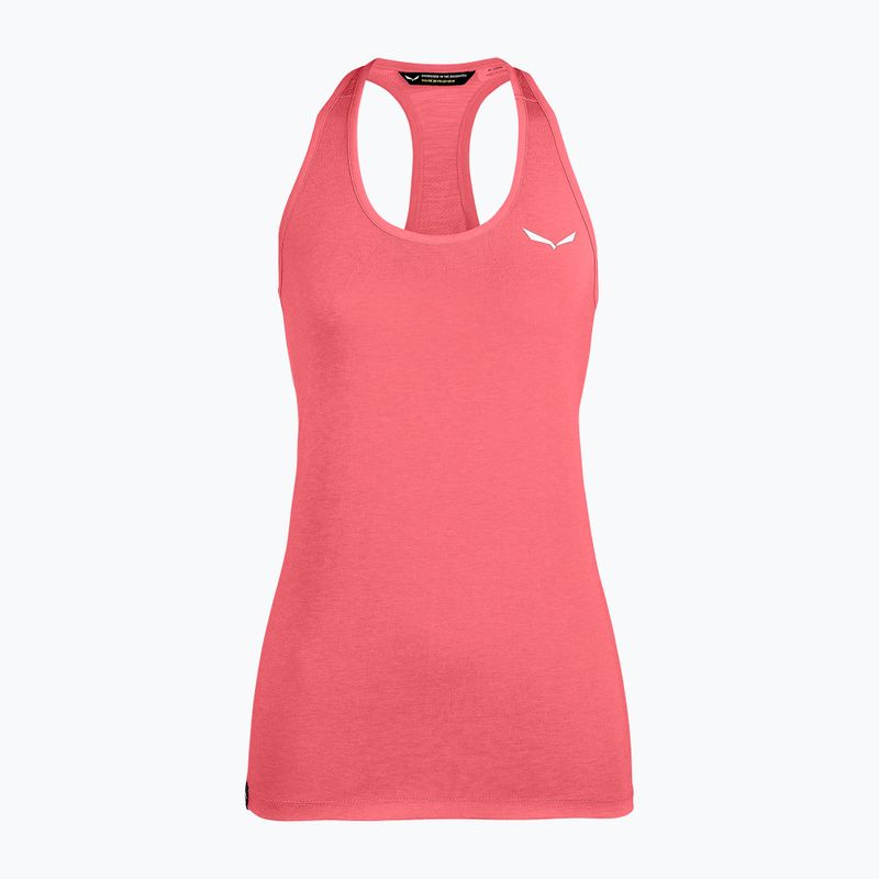 Salewa dámské trekové tričko Agner Hybrid Dry Tank pink 00-0000027705 4