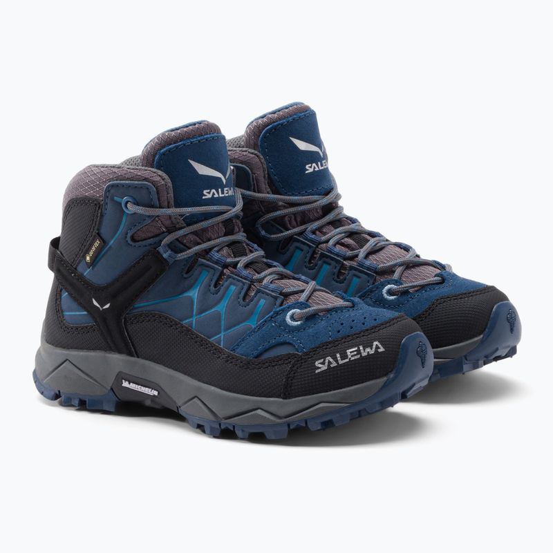 Dětská trekingová obuv Salewa Alp Trainer Mid GTX modrá 64010 5