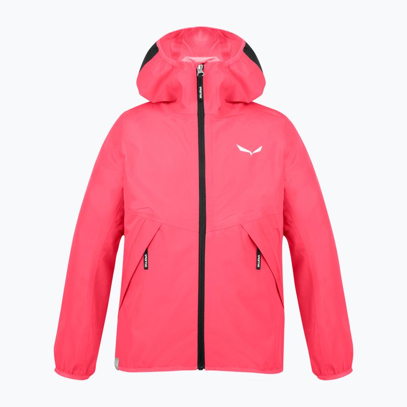 Salewa Aqua PTX dětská bunda do deště růžová 00-0000028120 4