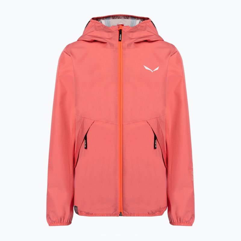Salewa Aqua PTX dětská bunda do deště růžová 00-0000028120
