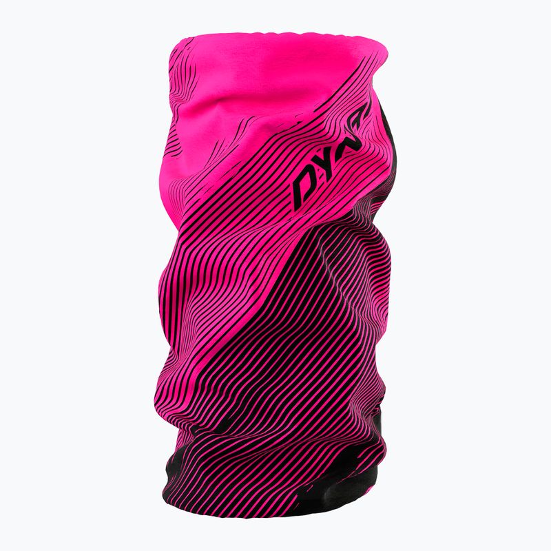 Multifunční šátek DYNAFIT Logo Neck Gaiter pink glo/striped