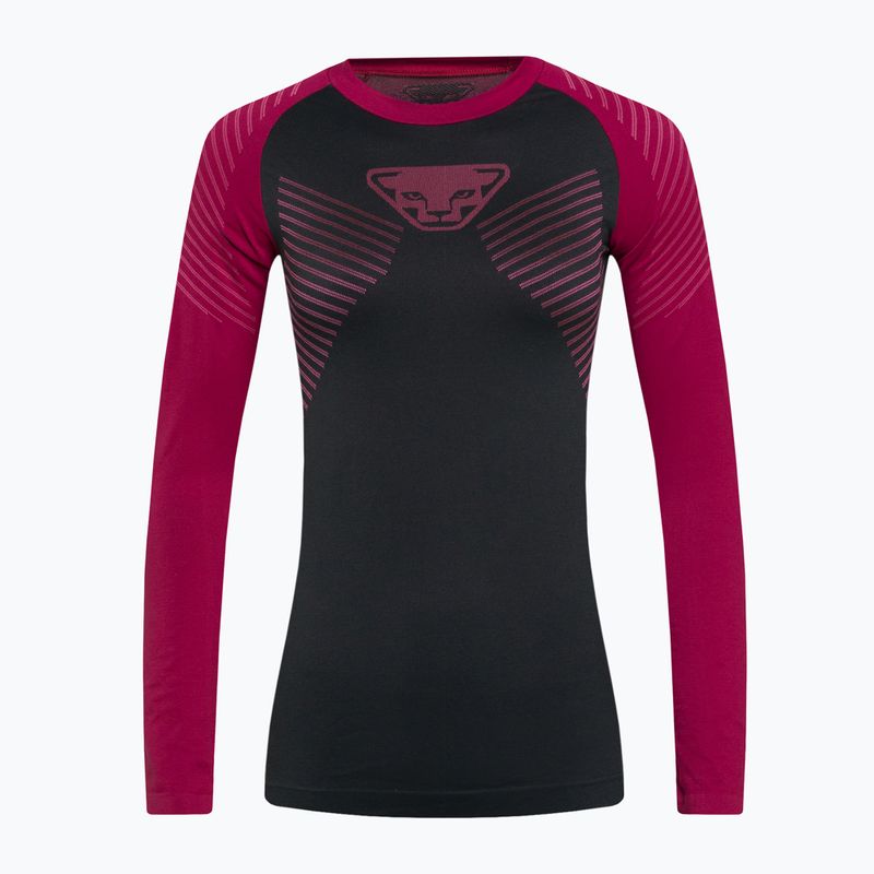 DYNAFIT Speed Dryarn LS dámské termotričko černo-červené 08-0000071057