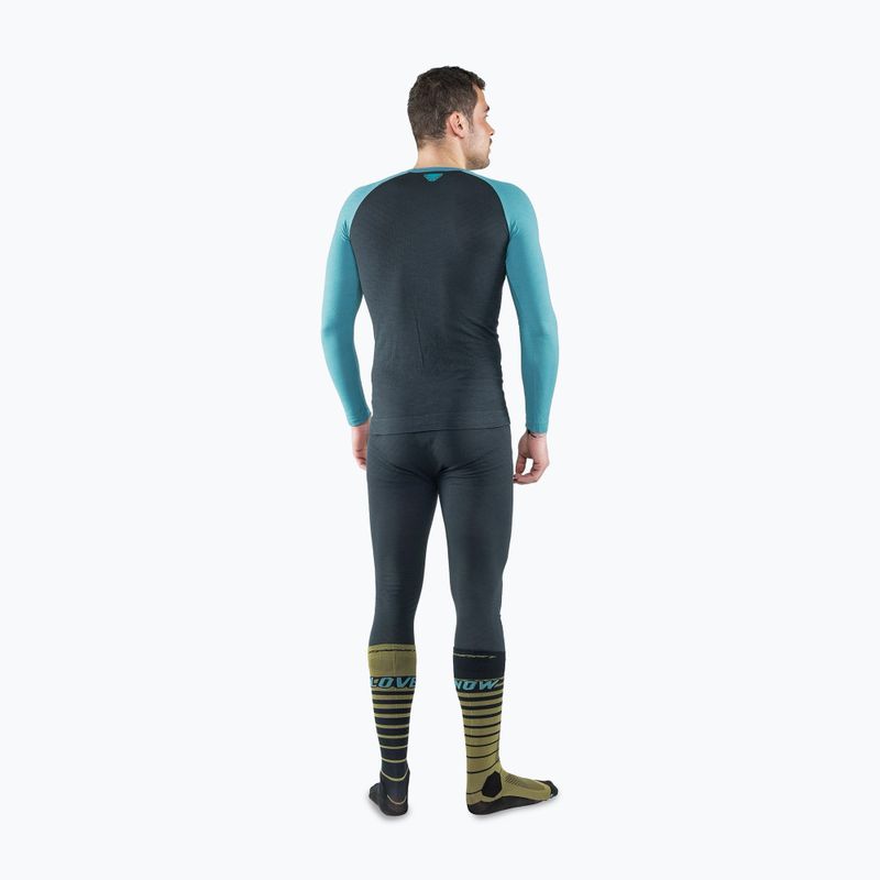 Pánské termo tričko Longsleeve DYNAFIT Tour Light Merino storm blue 3