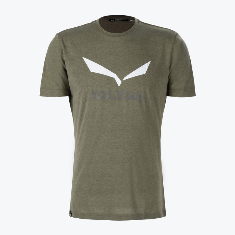Pánské trekové tričko Salewa Solidlogo Dry khaki 00-0000027018 4