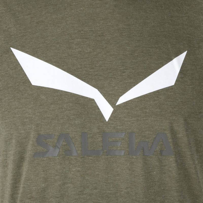 Pánské trekové tričko Salewa Solidlogo Dry khaki 00-0000027018 6