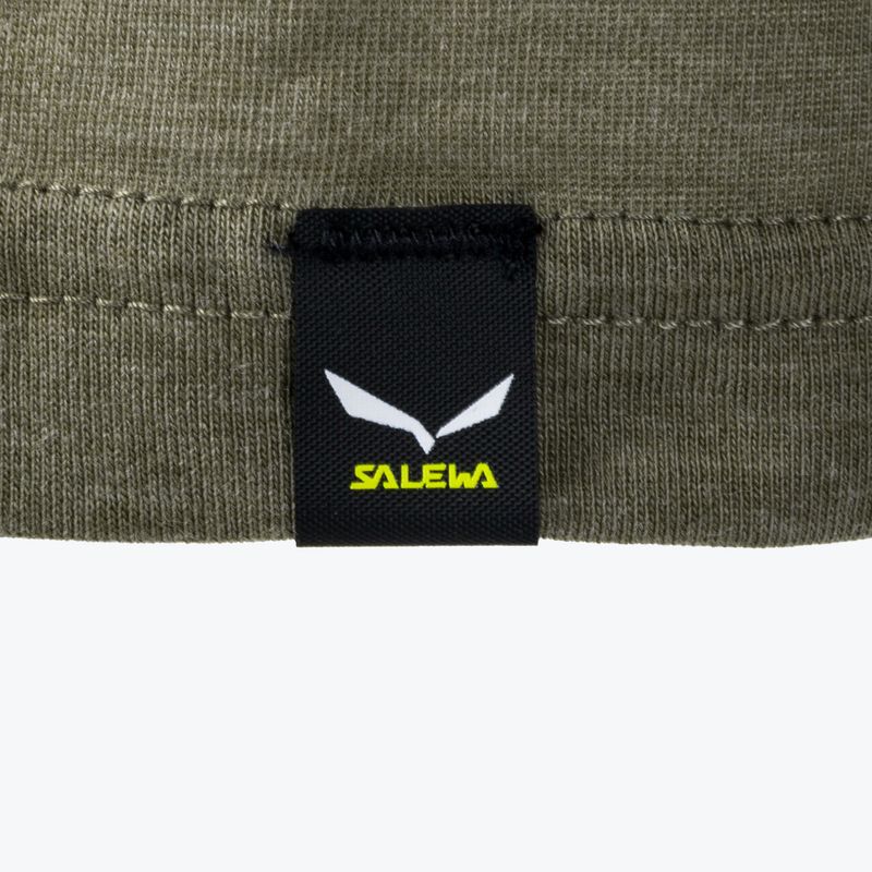 Pánské trekové tričko Salewa Solidlogo Dry khaki 00-0000027018 8