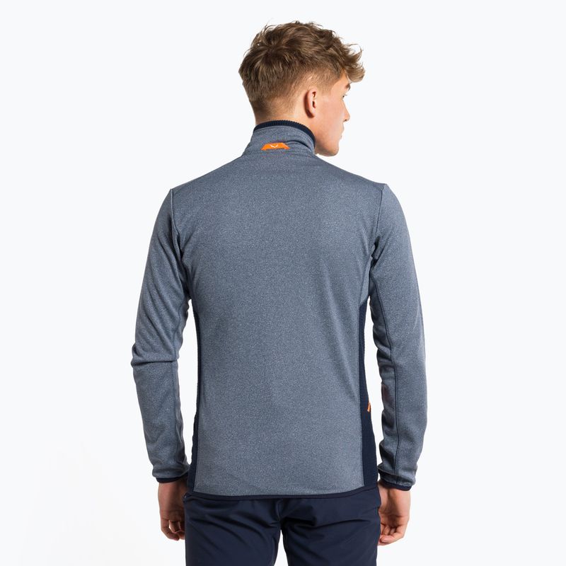 Pánská fleecová mikina Salewa Puez Hybrid PL FZ navy-grey 00-0000027388 3