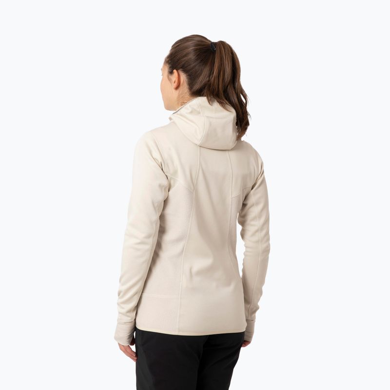 Dámská fleecová mikina Salewa Puez Hybrid PL FZ Hoody beige 00-0000027389 2