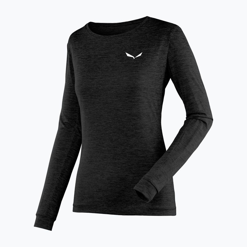 Dámské trekingové tričko longsleeve Salewa Puez Melange Dry black out melange 3