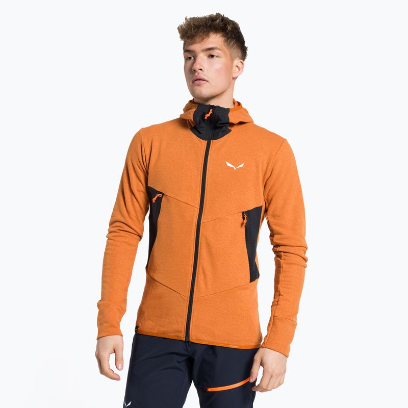 Salewa pánská trekingová mikina Lavaredo Hemp Hooded orange 00-0000028237