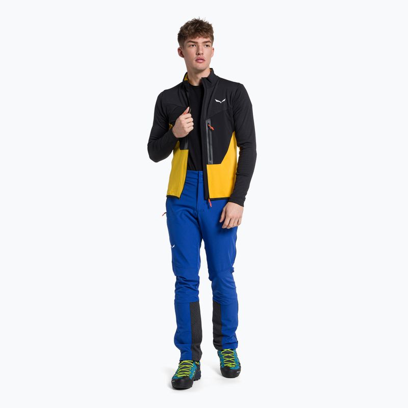 Pánská fleecová mikina Salewa Ortles AM black/yellow 00-0000028178 2