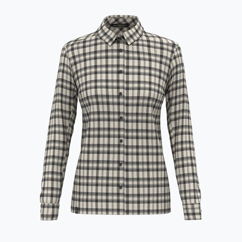 Dámská košile Salewa Fanes Flannel 5PL oatmeal/black out 6