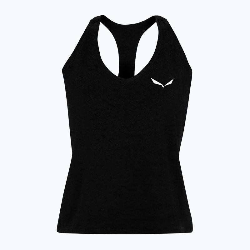 Salewa dámské lezecké tričko Lavaredo Hemp Crop Tank černé 00-0000028369