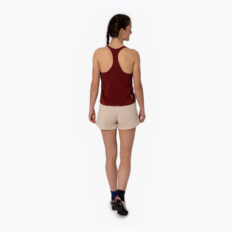 Salewa dámské lezecké tričko Lavaredo Hemp Crop Tank červené 00-0000028369 2